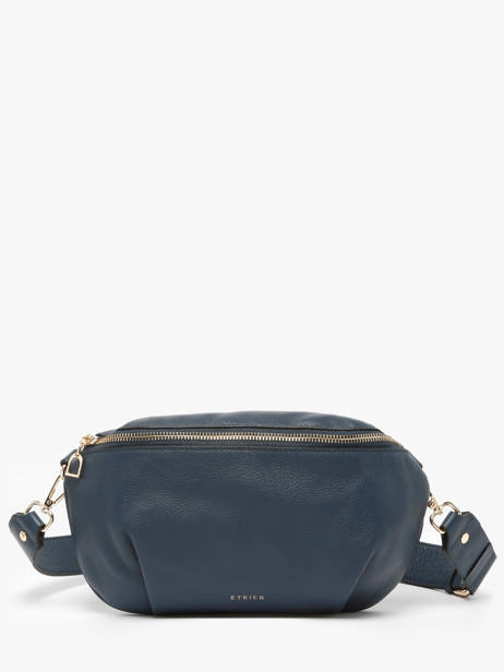 Belt Bag L Tradition Leder Etrier Blauw tradition ETRA022L