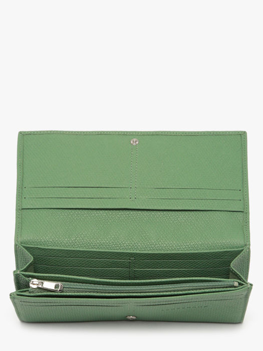 Longchamp Le roseau Portefeuille Groen