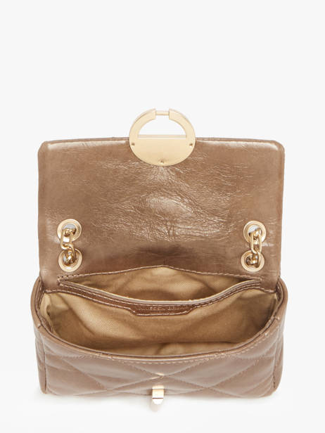 Cross Body Tas Nano Moon Leder Vanessa bruno Bruin moon 84V40326 ander zicht 3