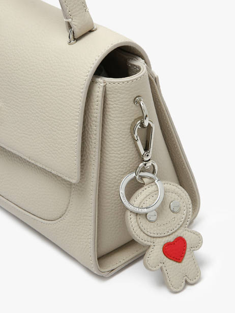 Sleutelhanger Love Manga Leder Nathan baume Beige original n 718N ander zicht 1