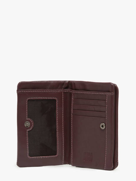 Portefeuille Leder Biba Bruin wallet SFM4L ander zicht 1