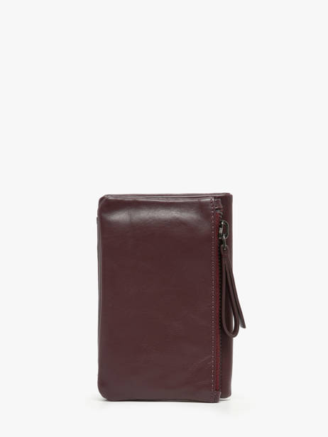 Portefeuille Leder Biba Bruin wallet SFM4L ander zicht 3