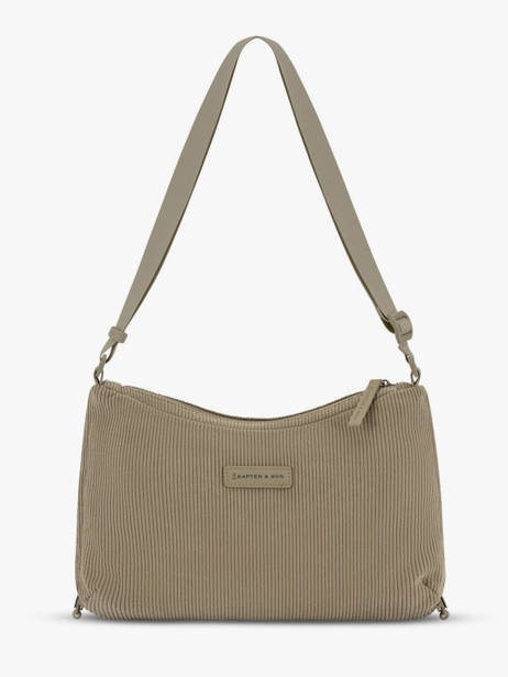 Skara Small Cord - Cross Body Tas  Kapten and son Groen cord SC