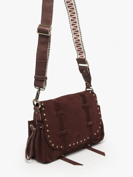 Cross Body Tas Vintage Mila louise Violet vintage 3861VC ander zicht 1