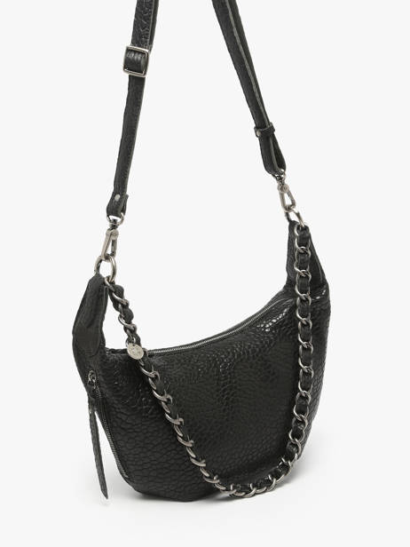 Cross Body Tas Vintage Mila louise Zwart vintage 3485E ander zicht 1