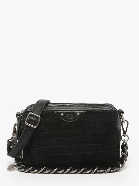 Cross Body Tas Vintage Mila louise Zwart vintage 23673KRC