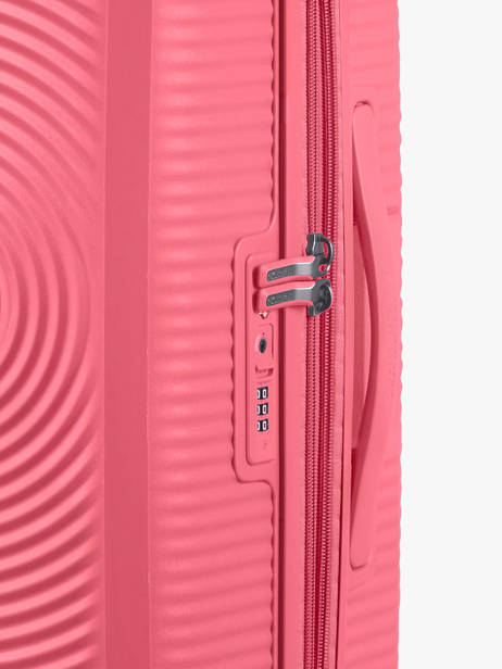 Harde Reiskoffer S Soundbox American tourister Roze soundbox 32G002 ander zicht 1