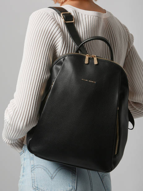 Rugzak David jones Zwart dune 2 ander zicht 1