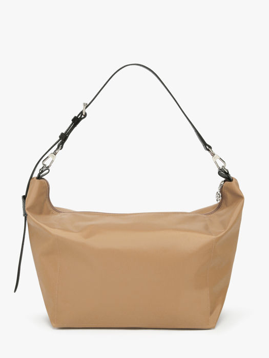 Longchamp Besace longchamp toile Schoudertas Beige