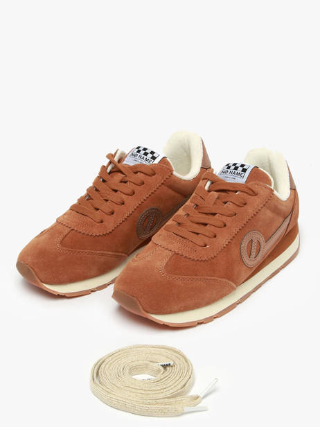 Sneakers City Run Jogger Uit Leder No name Bruin women HRVS04KC ander zicht 1