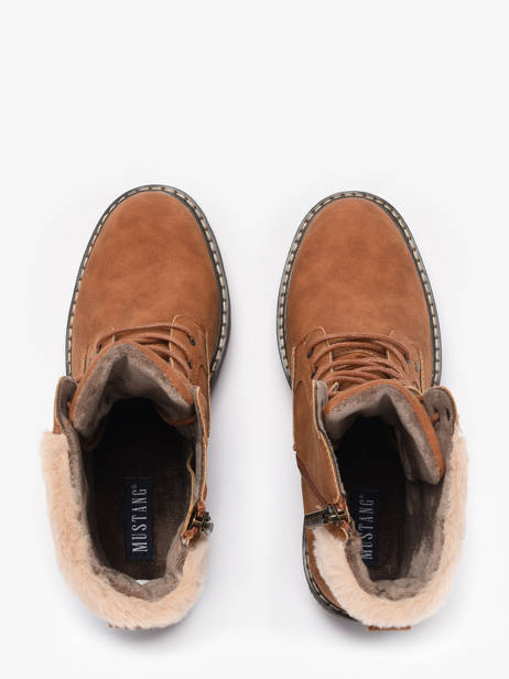 Enkellaarsjes Met Hak Mustang Bruin women M0132003 ander zicht 3