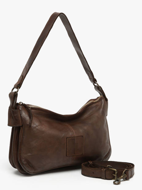 Cross Body Tas Heritage Leder Biba Bruin heritage BT18 ander zicht 2