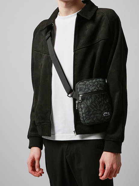 Cross Body Tas Lacoste Zwart lcst NH5087TX ander zicht 1