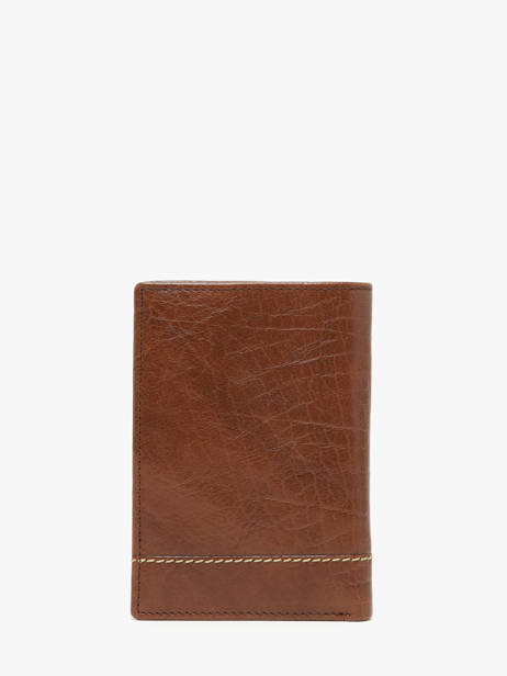 Chequehouder Leder Maverick Bruin rough gear MAVRG033 ander zicht 3