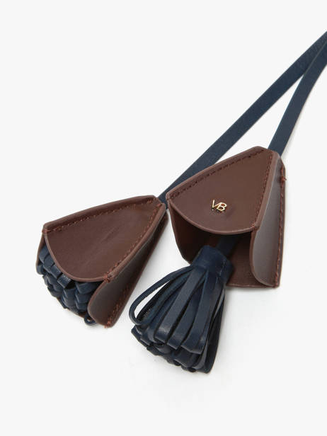 Bag Charm Fleurs Leder Vanessa bruno Blauw charms 13V42996 ander zicht 1