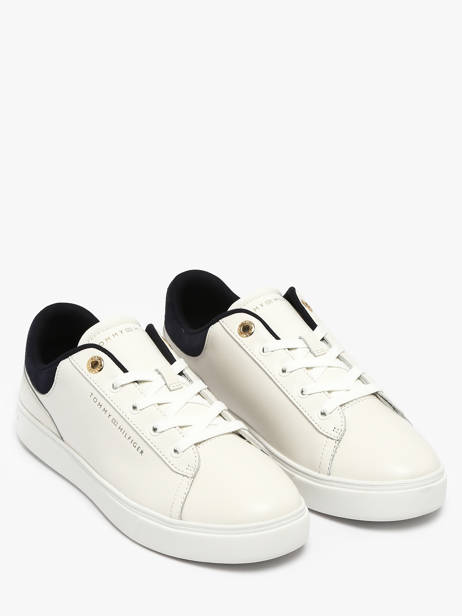 Sneakers Uit Leder Tommy hilfiger Wit women 902002Y ander zicht 1