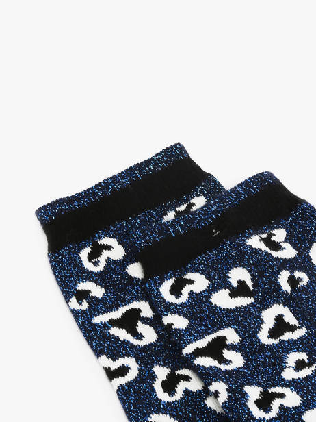 Damessokken Myriam & Sonia Cabaia Blauw socks women SON ander zicht 1