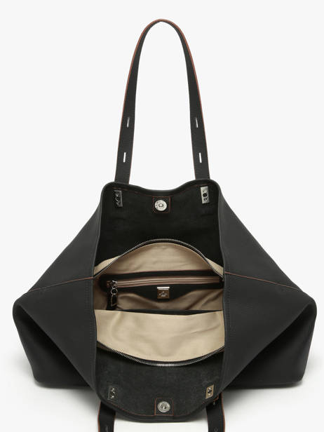 Schoudertas Cavalier Leder Etrier Zwart cavalier ECLR127M ander zicht 3