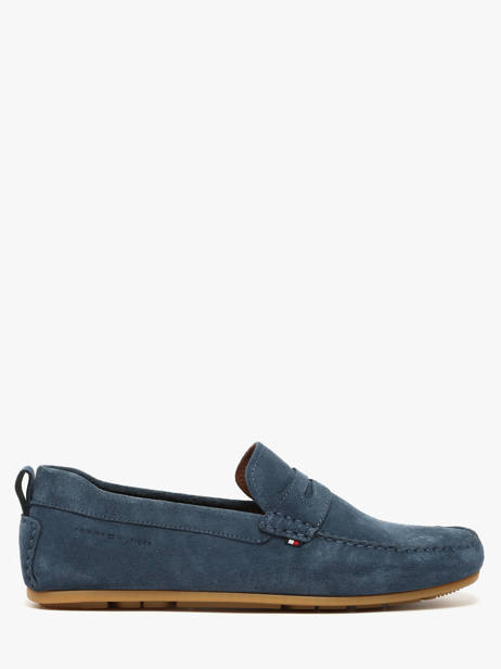 Mocassins Uit Leder Tommy hilfiger Blauw men 5789DBZ