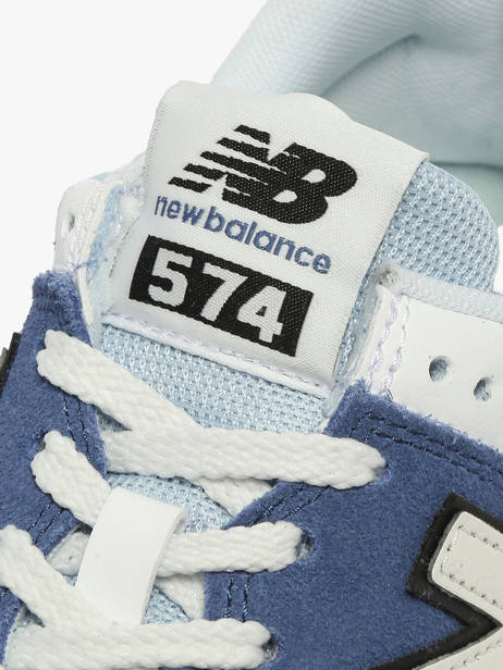 Sneakers 574 New balance Blauw boy U5747JD ander zicht 2