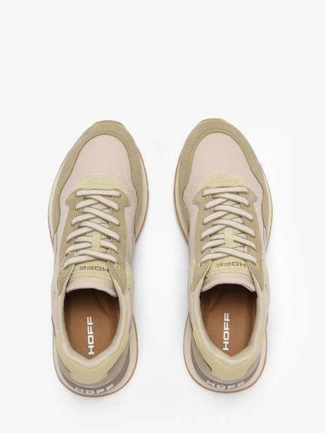 Sneakers City Uit Leder Hoff Groen men 12602006 ander zicht 4