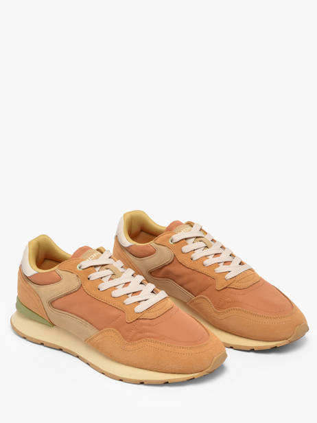 Sneakers City Uit Leder Hoff Oranje men 12602009 ander zicht 2