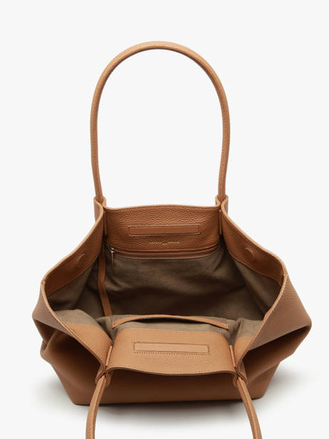 Schoudertas Galatée Leder Nathan baume Bruin nymphea 3 ander zicht 3