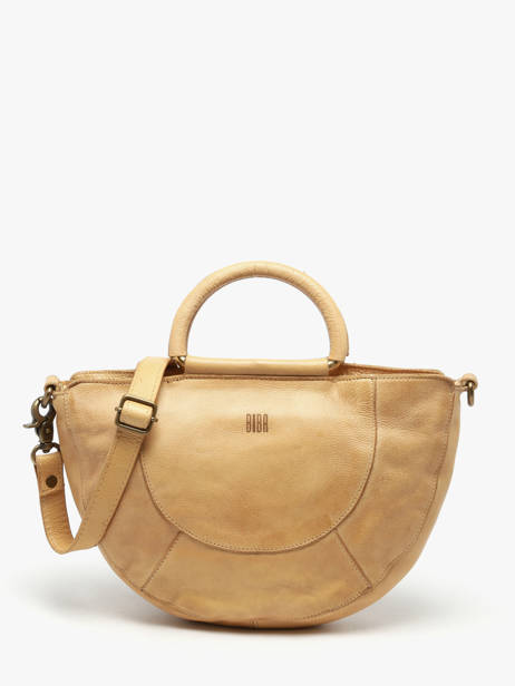 Cross Body Tas Heritage Leder Biba Geel heritage MIB1L