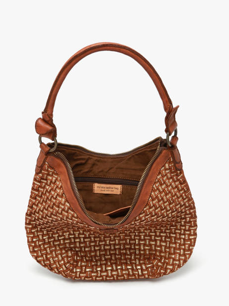 Cross Body Tas Heritage Leder Biba Bruin heritage KAB23L ander zicht 3