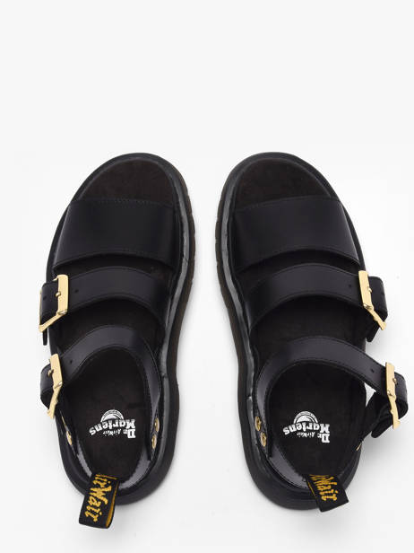 Sandalen Gryphon Strap Uit Leder Dr martens Zwart women 42329001 ander zicht 3