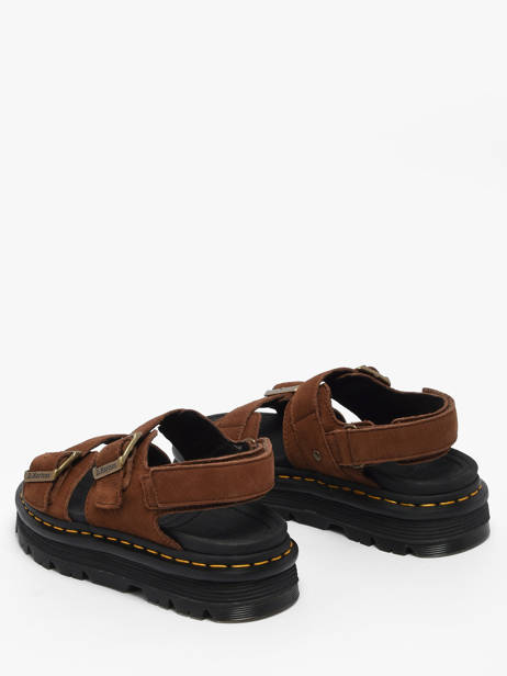 Sandalen Zebzag Uit Leder Dr martens Bruin women 42853200 ander zicht 2