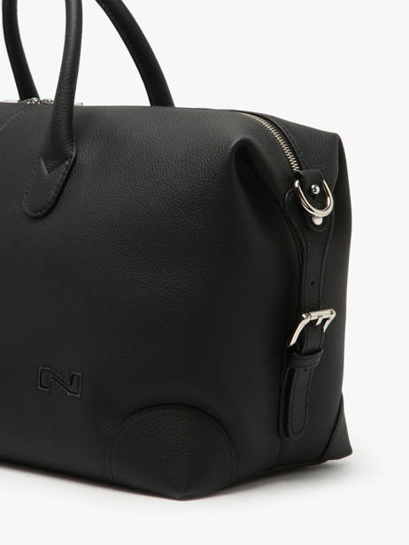 Handtas Hamilton Leder Nathan baume Zwart drive 3 ander zicht 2