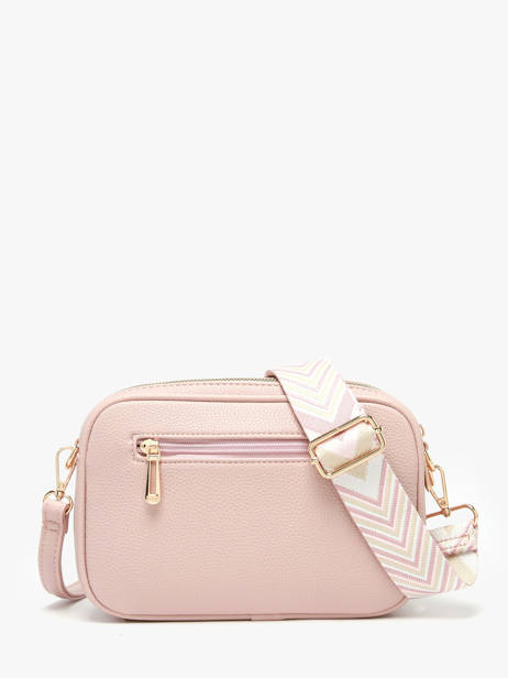 Cross Body Tas Grained Miniprix Roze grained F6967OR ander zicht 3