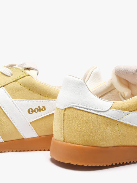 Sneakers Uit Leder Gola Geel women CLB538YA ander zicht 2