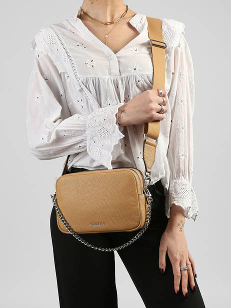 Cross Body Tas Bryant Leder Michael kors Beige bryant S5SYTC5L ander zicht 1