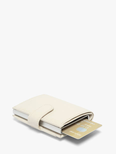 Portefeuille Caviar Leder Crinkles Beige caviar 14600 ander zicht 2