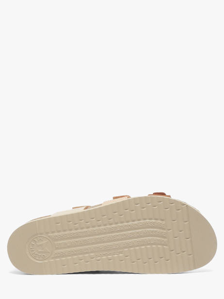 Slippers Uit Leder Mephisto Goud women P5146954 ander zicht 4