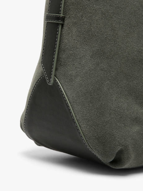 Schoudertas Carrie Suède Leder Nathan baume Groen vogue 1 ander zicht 3