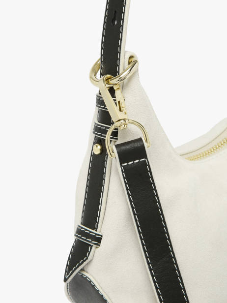 Cross Body Tas Sam Suède Leder Nathan baume Beige vogue 4 ander zicht 3