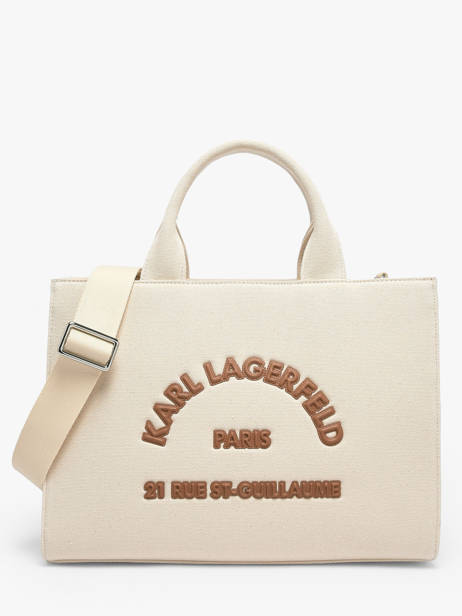 Handtas Rsg Lettering Katoen Karl lagerfeld Beige rsg B2W50010