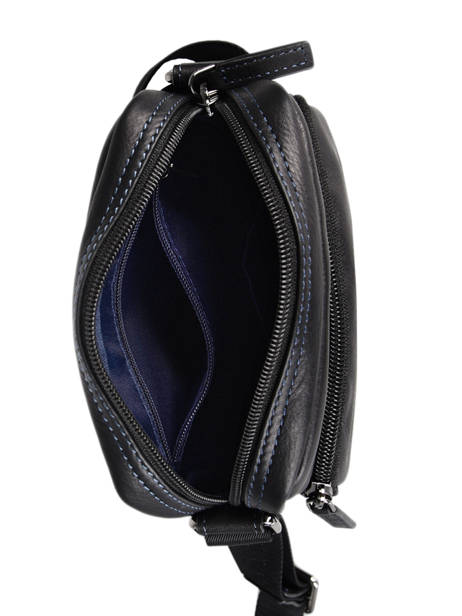 Cross Body Tas Lancaster Zwart soft vintage homme 10 ander zicht 2