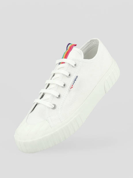 Sneakers 2630 Stripe Superga Wit women S51212W ander zicht 2
