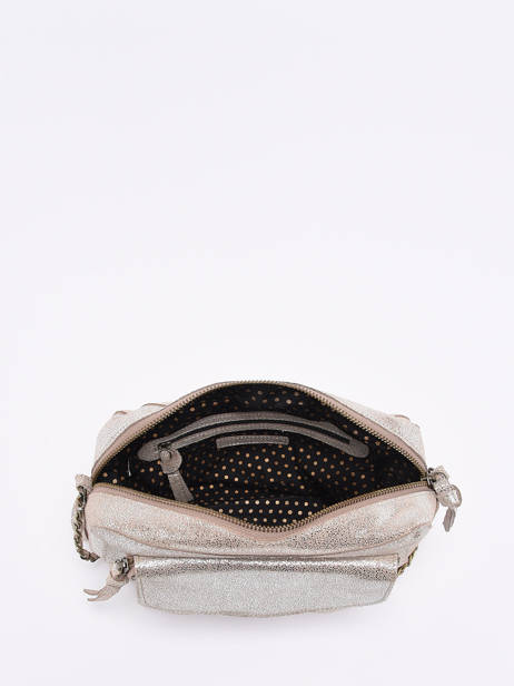 Cross Body Tas Naina Leder Pieces Zilver naina 17087872 ander zicht 3