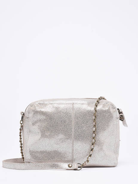 Cross Body Tas Naina Leder Pieces Zilver naina 17087872 ander zicht 4