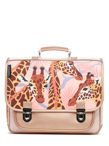 Rugzak 2 Compartimenten Caramel et cie Roze boheme FI